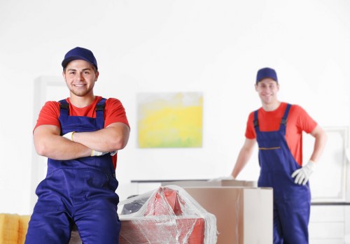 Office removals team planning a business relocation in Welling