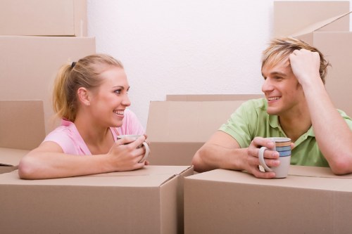 Household storage unit with organised boxes in Welling
