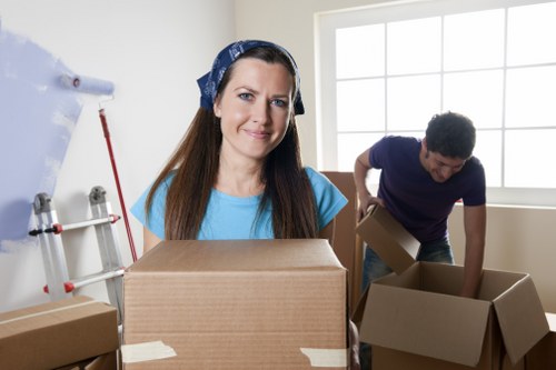 Business inventory stored safely in a Welling storage unit